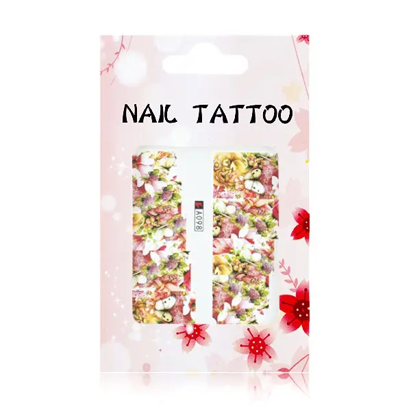 Luxurious water decals – Flowers – A098