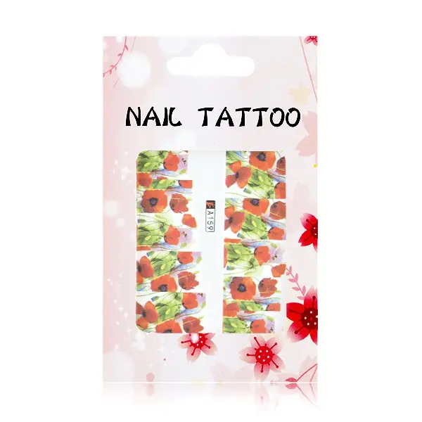 Luxurious water decals – Flowers – A159
