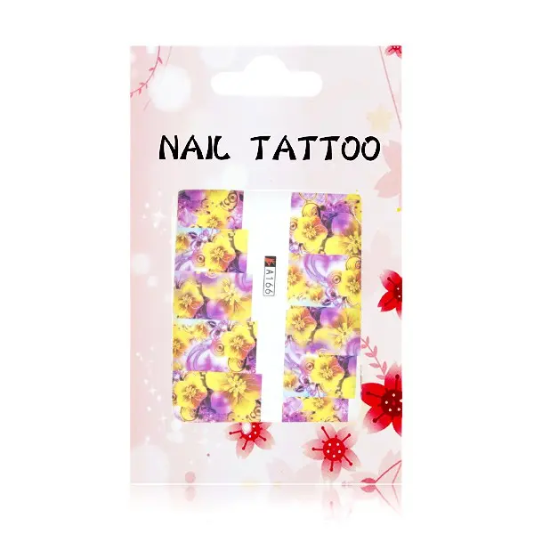 Luxurious water decals – Flowers – A166