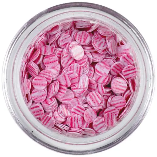 Light pink sequins - pink stripes