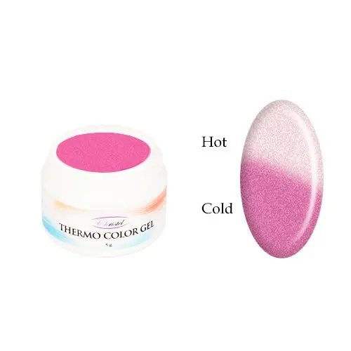 Thermo colour gel - PINK GLITTER/LIGHT PEACH GLITTER, 5g