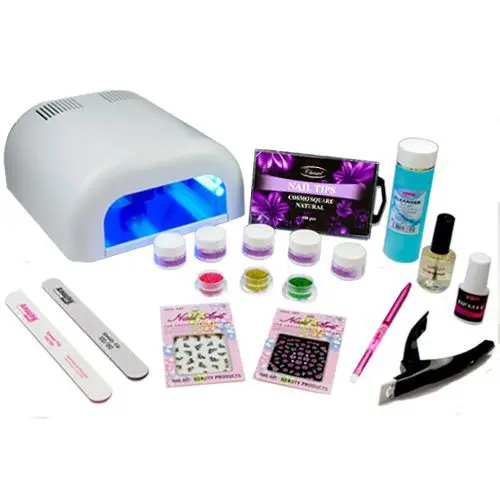 Set for gel nails – Christel Delux with 36W white lamp