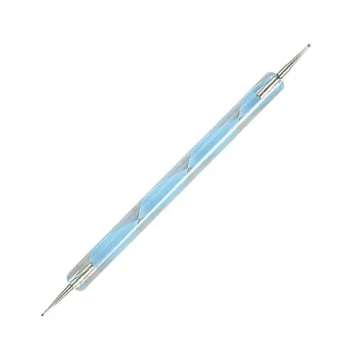 Dotting pen - light blue plexi-glass handle