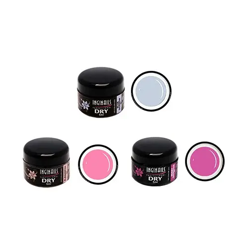 DRY colour gels - 3pcs kit - pastel