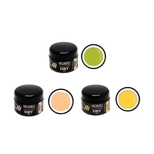 DRY colour gels - 3pcs kit - pastel