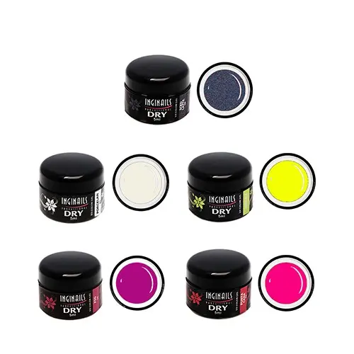 DRY colour gels - 5pcs kit - neon