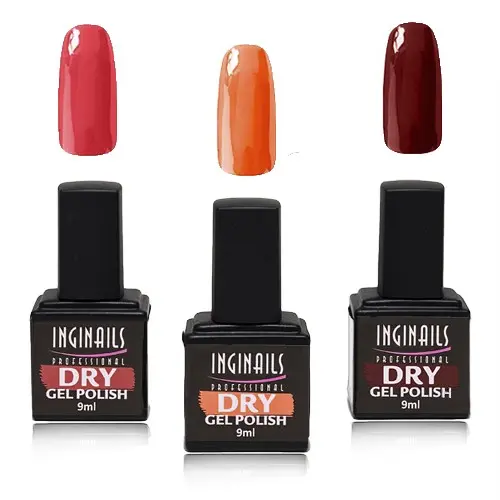 Inginails Professional – Dry gel polish set, 3pcs