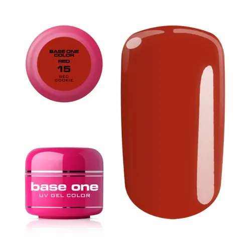Gel Silcare Base One Color RED - Cookie 15, 5g