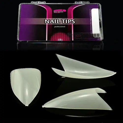 Sharp Natural, mix 1-10 - false nails Inginails, 100pcs box