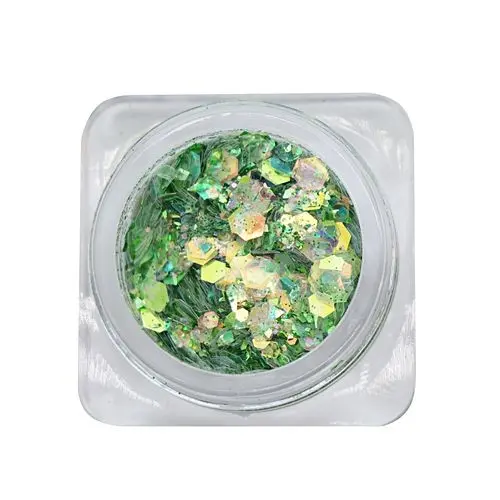 Nail decorations – hexagon - green