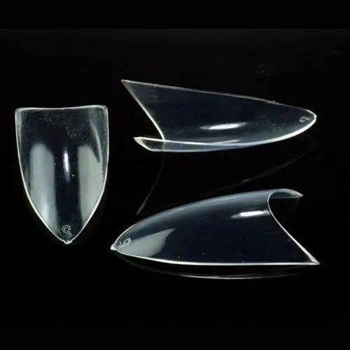 Oval French Clear, 50pcs box - false nails Inginails mix 1-10