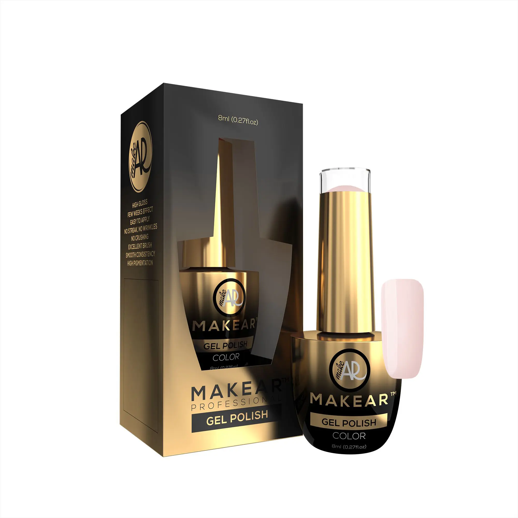 Makear Coloured gel nail polish Lollipop – 606, 8ml