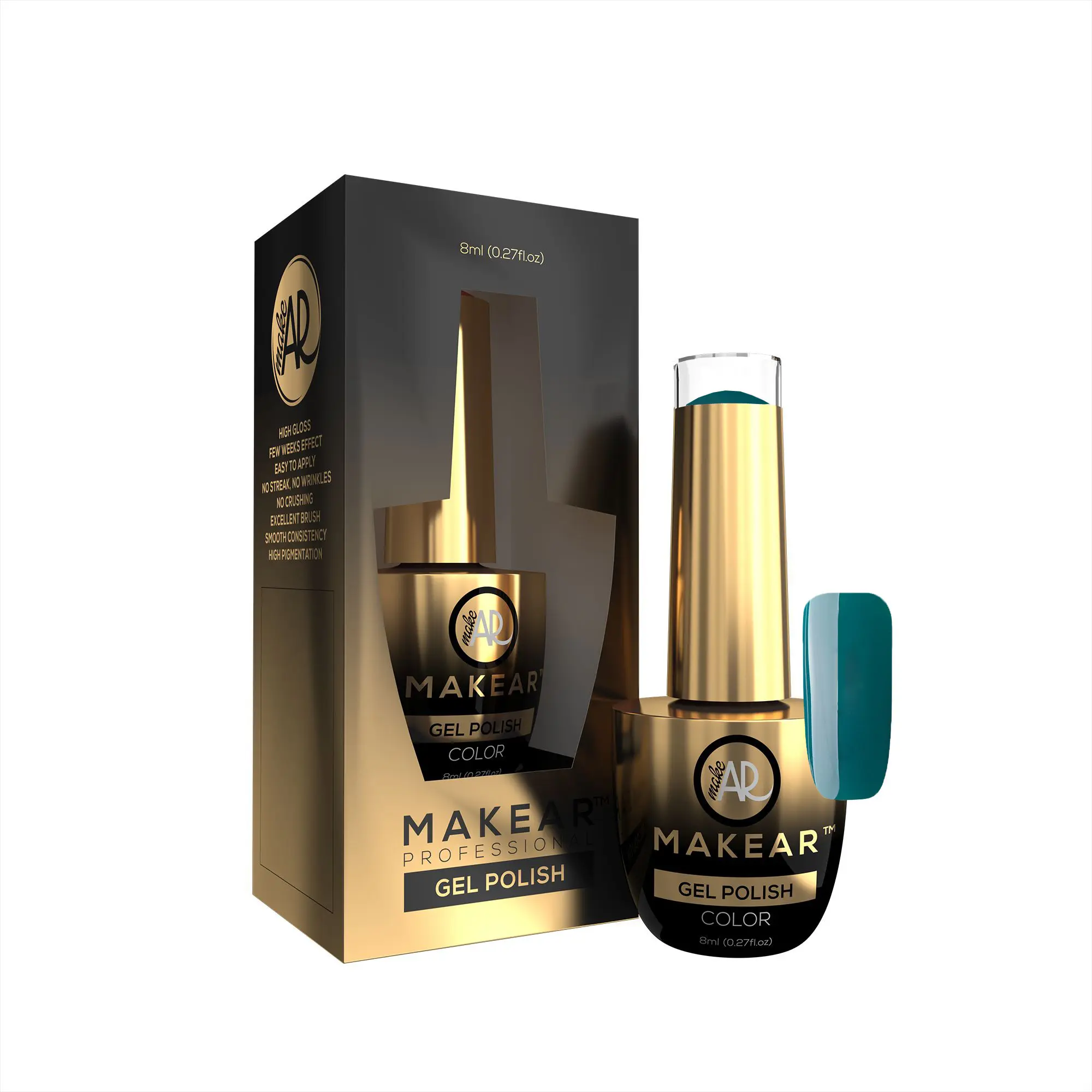 Makear Colour gel nail polish Glamour – 757, 8ml
