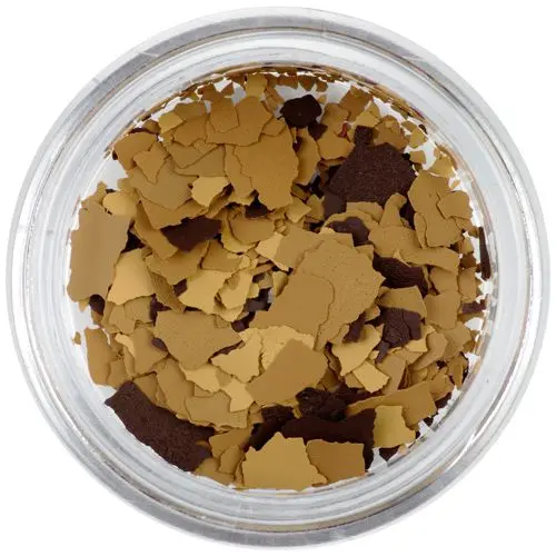 Randomly shaped large confetti - brown mix