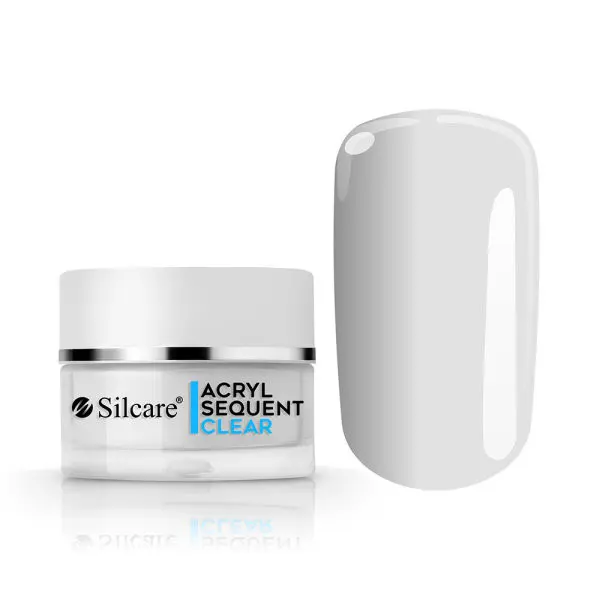 Acrylic powder Silcare Sequent Acryl – Clear, 12g	