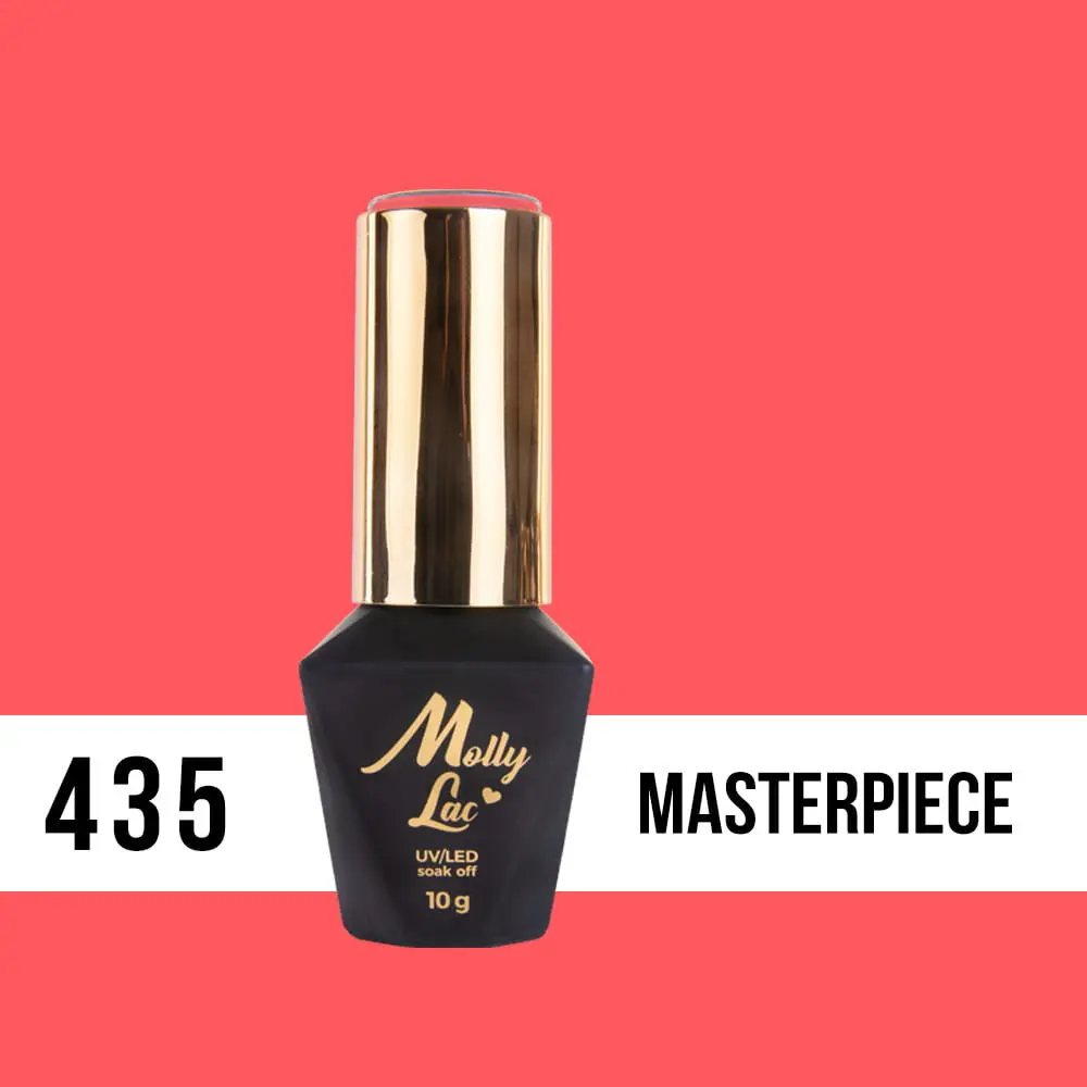 Gel varnish, UV/LED Molly Lac - Masterpiece 435, 10ml