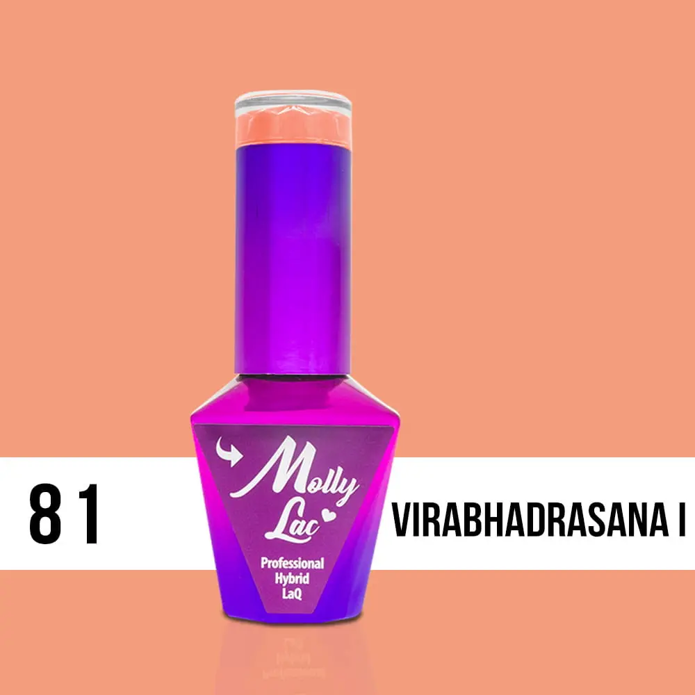 MOLLY LAC UV/LED gel varnish Yoga - Virabhadrasana 81, 10ml
