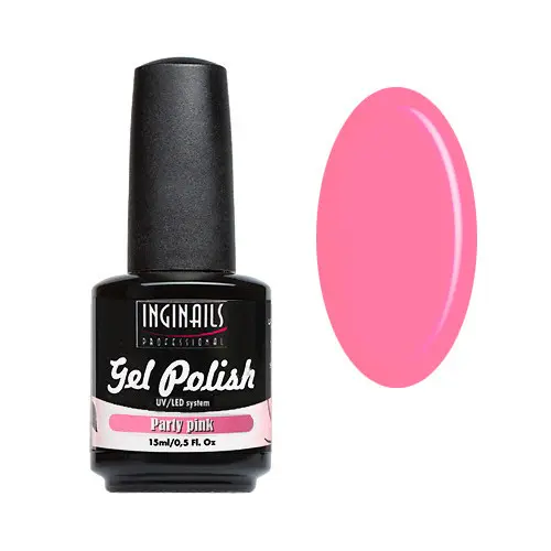 UV/LED colour gel polish Inginails Professional 15ml - Party Pink