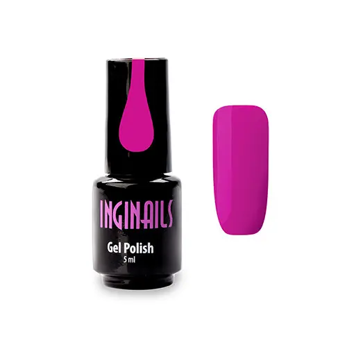 Colour gel polish Inginails - Neon Fuchsia 002, 5ml