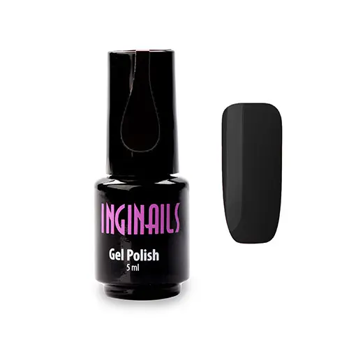 Colour gel polish Inginails - Black 017, 5ml