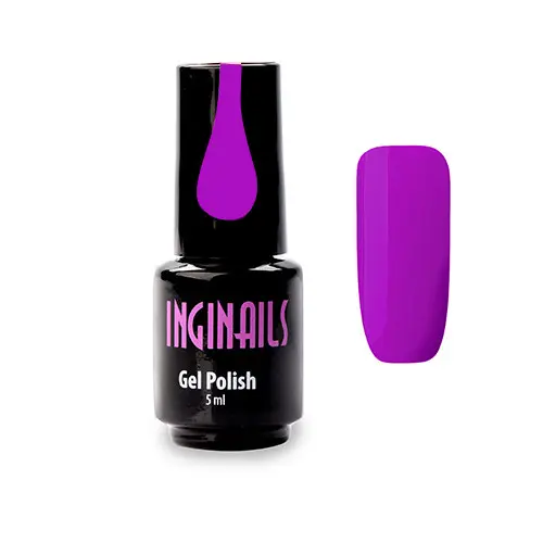 Colour gel polish Inginails - Neon Violet 020, 5ml