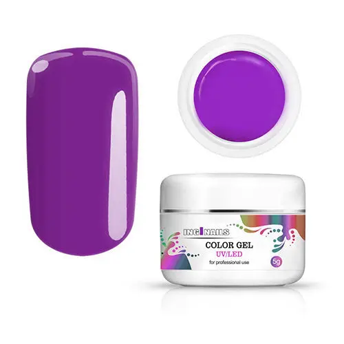 Inginails colour gel UV/LED - Neon Purple, 5g