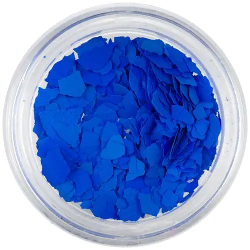 Randomly shaped confetti flakes - blue