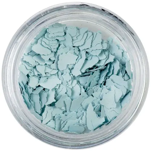 Randomly shaped confetti flakes - light blue