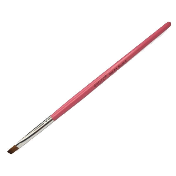 Modeling brush - pink with brown hair no.8