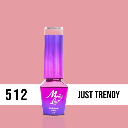 MOLLY LAC UV/LED gel polish Miss Iconic -  Just Trendy 512, 5ml