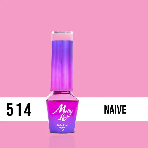 MOLLY LAC UV/LED gel polish Miss Iconic - Naive 514, 5ml