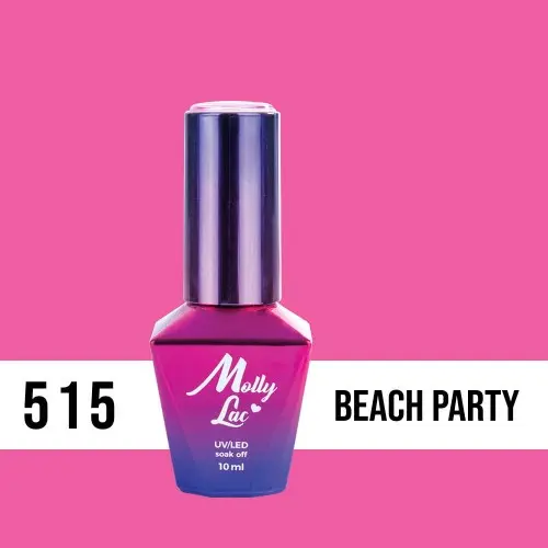 MOLLY LAC UV/LED gel polish Miss Iconic - Beach Party 515, 10ml
