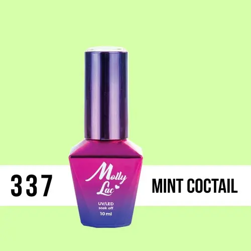 MOLLY LAC UV/LED gel polish Fancy Fashion - Mint Coctail 337, 10ml