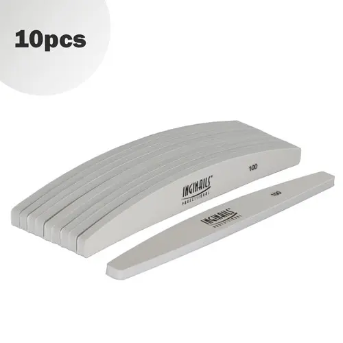 Inginails Professional Foam replaceable self - adhesive sandpaper for metal file - gray strip 100
