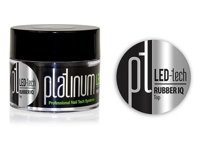 Platinum LED-tech Rubber IQ builder nail gel – Top, 40g