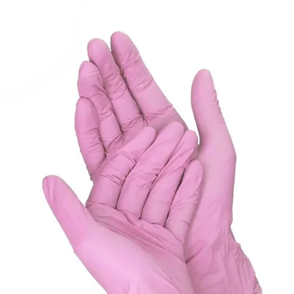 Disposable gloves in pink L/10pcs