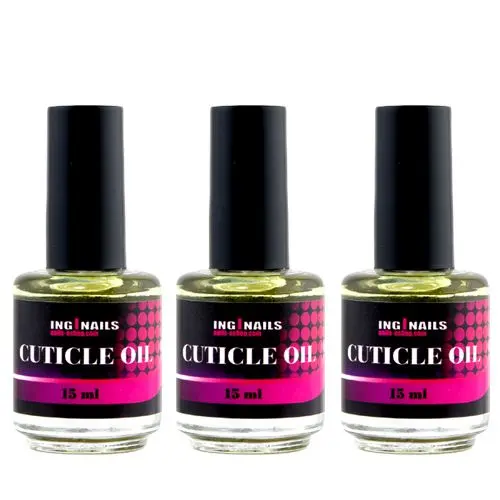 Cuticle Oil VANILLA YELLOW 15ml Inginails, 3pcs