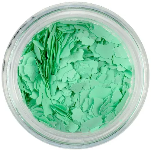 Randomly shaped large confetti - light green