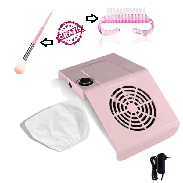 Dust extractor with speed control - pink