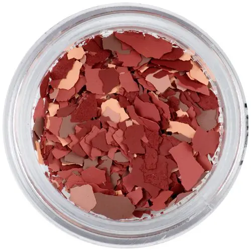 Randomly shaped confetti flakes - claret-brown