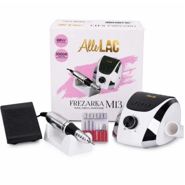 Nail drill with rotation speed control M13 – white, 68W