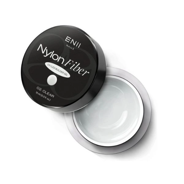 Building UV/LED gel ENII Nylon Fiber Gel 02 Clear, 15ml