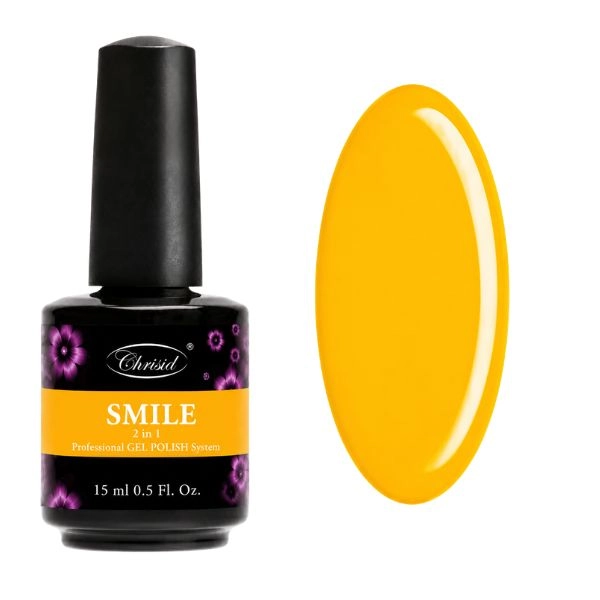 Christel Gel nails polish, 3 in 1 - Smile 15ml