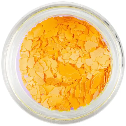 Randomly shaped confetti flakes - yellow