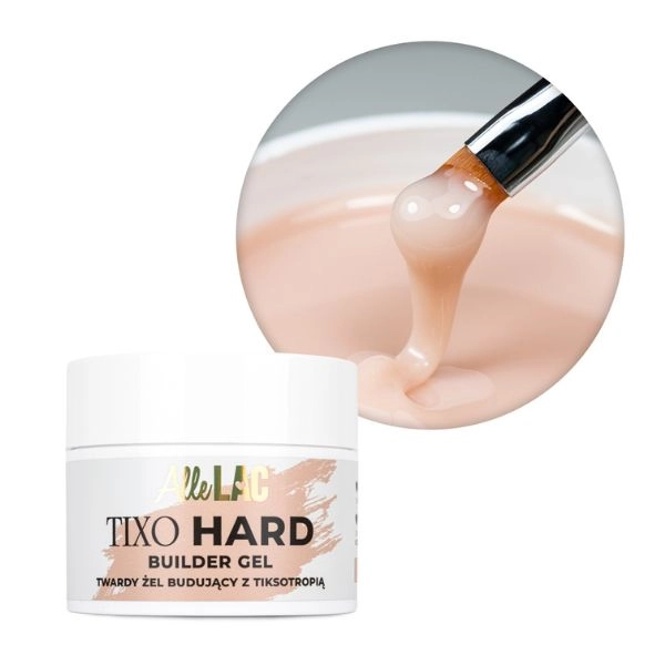 UV/LED builder gel - AlleLac Tixo Hard Clear, 45g