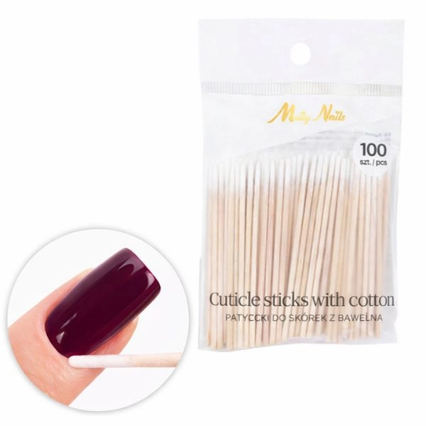 Molly Nails Cotton swabs 7cm, 100pcs