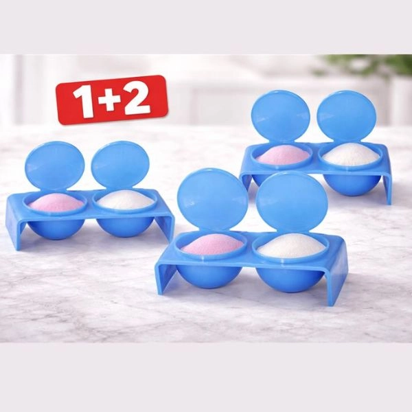 Blue bowl for liquid and acrylic - two-piece -1+2 FREE