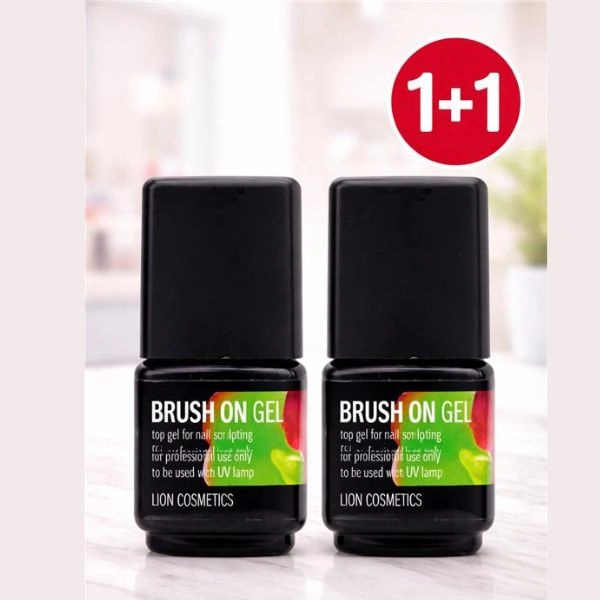 Brush on UV Gel - Top Gel 12ml - 1+1 FREE