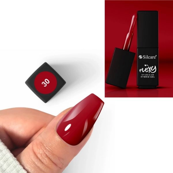  UV/LED gel polish Flexy - 30 Burgundy Elegance, 4,5g