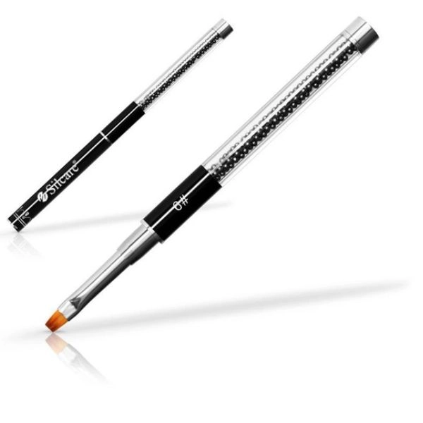 Gel brush No. 6 - with black beads